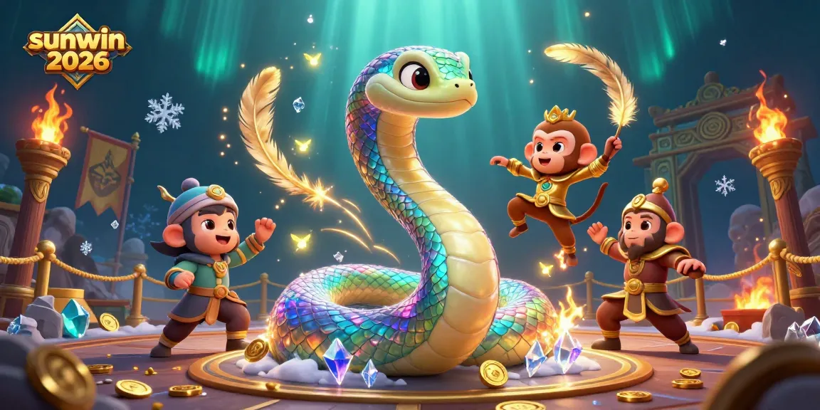 Experience thrilling wins at sunwin 2026 with colorful illustrations of unique casino elements and dynamic 3D characters.