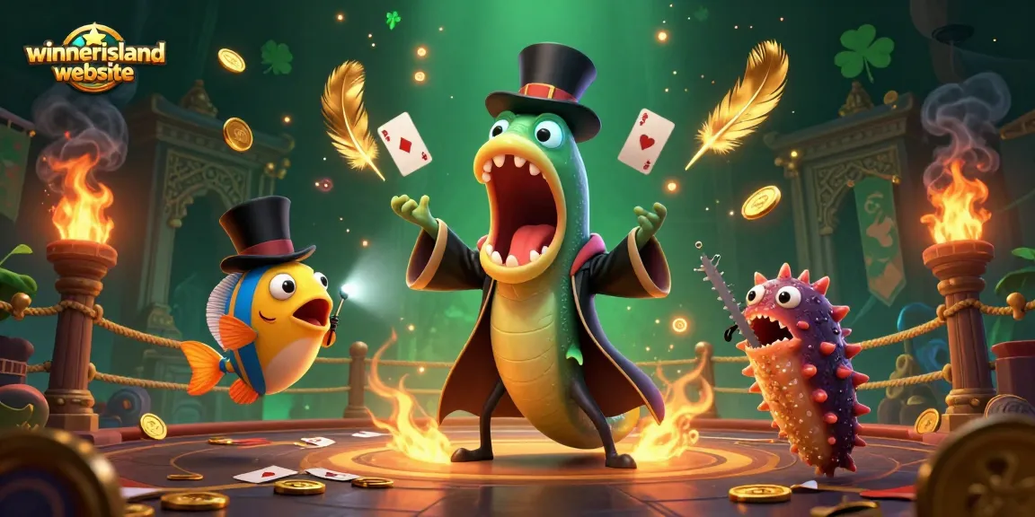 Experience thrilling games at the winnerisland website with vibrant characters and dynamic casino elements.